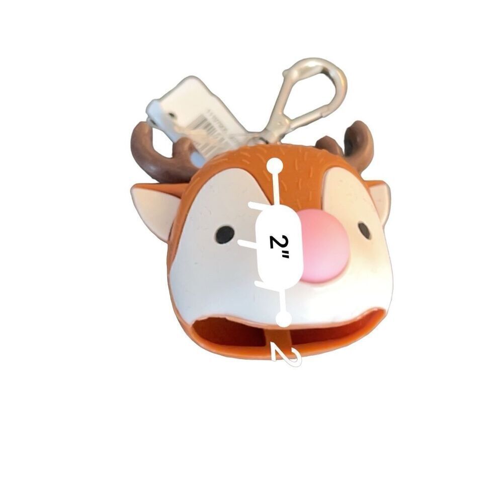 Bath & Body Works Christmas Reindeer  Holder Keychain - Picture 2 of 4